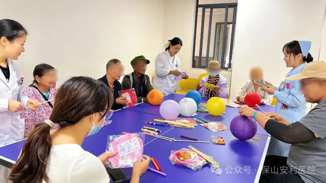 保山安利醫(yī)院腫瘤科“巧手繪燈籠，溫情迎佳節(jié)”主體活動圓滿開展